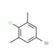 5-Bromo-2-chloro-m-xylene (CAS 206559-40-2) - chemical structure image