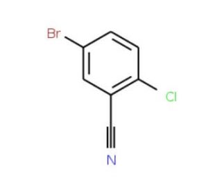 5-Bromo-2-chlorobenzonitrile (CAS 57381-44-9) - chemical structure image