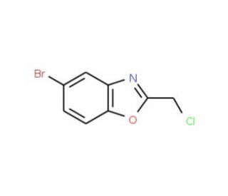 5-Bromo-2-(chloromethyl)-1,3-benzoxazole - chemical structure image