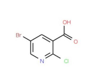 5-Bromo-2-chloronicotinic acid (CAS 29241-65-4) - chemical structure image