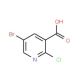 5-Bromo-2-chloronicotinic acid (CAS 29241-65-4) - chemical structure image