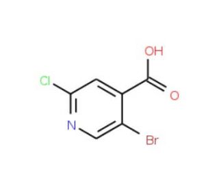 5-Bromo-2-chloropyridine-4-carboxylic acid (CAS 886365-31-7) - chemical structure image