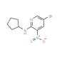 5-Bromo-2-cyclopentylamino-3-nitropyridine (CAS 1033202-53-7) - chemical structure image