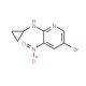 5-Bromo-2-cyclopropylamino-3-nitropyridine (CAS 1010422-24-8) - chemical structure image