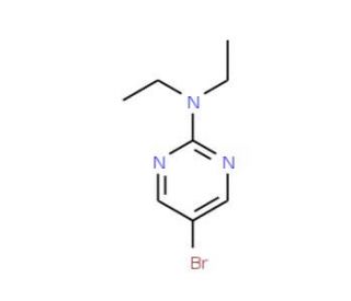 5-Bromo-2-(diethylamino)pyrimidine (CAS 433684-23-2) - chemical structure image