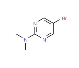5-Bromo-2-(dimethylamino)pyrimidine (CAS 38696-21-8) - chemical structure image