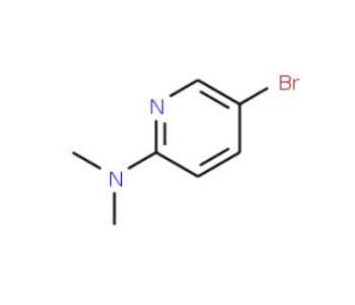 5-Bromo-2-dimethylaminopyridine (CAS 26163-07-5) - chemical structure image