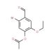 5-Bromo-2-ethoxy-4-formylphenyl acetate - chemical structure image