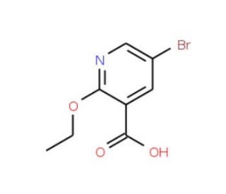 5-Bromo-2-ethoxynicotinic acid - chemical structure image