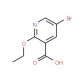 5-Bromo-2-ethoxynicotinic acid - chemical structure image