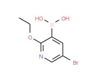5-Bromo-2-ethoxypyridine-3-boronic acid (CAS 871332-98-8) - chemical structure image