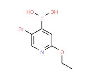 5-Bromo-2-ethoxypyridine-4-boronic acid (CAS 612845-46-2) - chemical structure image