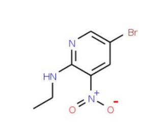 5-Bromo-2-ethylamino-3-nitropyridine (CAS 26820-37-1) - chemical structure image