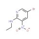 5-Bromo-2-ethylamino-3-nitropyridine (CAS 26820-37-1) - chemical structure image