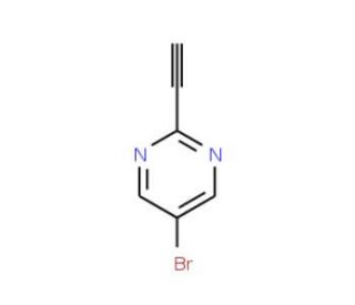 5-Bromo-2-ethynylpyrimidine - chemical structure image