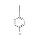 5-Bromo-2-ethynylpyrimidine - chemical structure image