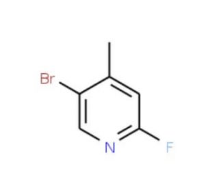 5-Bromo-2-fluoro-4-methylpyridine (CAS 864830-16-0) - chemical structure image