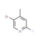 5-Bromo-2-fluoro-4-methylpyridine (CAS 864830-16-0) - chemical structure image
