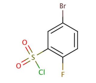 5-Bromo-2-fluorobenzenesulphonyl chloride (CAS 339370-40-0) - chemical structure image