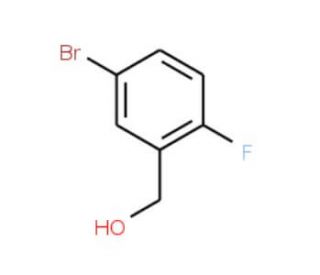 5-Bromo-2-fluorobenzyl alcohol (CAS 99725-13-0) - chemical structure image