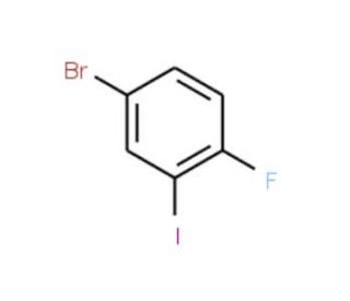 5-Bromo-2-fluoroiodobenzene (CAS 116272-41-4) - chemical structure image