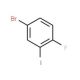 5-Bromo-2-fluoroiodobenzene (CAS 116272-41-4) - chemical structure image