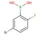 5-Bromo-2-fluorophenylboronic acid (CAS 112204-57-6) - chemical structure image