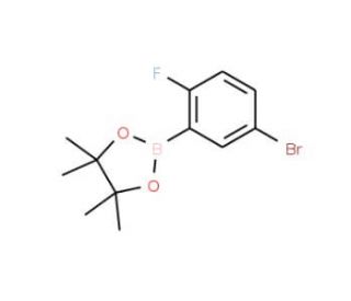 5-Bromo-2-fluorophenylboronic acid pinacol ester (CAS 942069-51-4) - chemical structure image