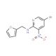 5-Bromo-2-(furan-2-ylmethylamino)-3-nitropyridine (CAS 954216-03-6) - chemical structure image