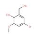 5-Bromo-2-hydroxy-3-methoxybenzyl alcohol (CAS 35090-64-3) - chemical structure image