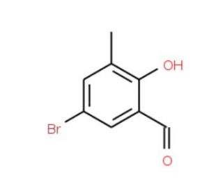 5-Bromo-2-hydroxy-3-methyl-benzaldehyde - chemical structure image