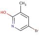 5-Bromo-2-hydroxy-3-methylpyridine (CAS 89488-30-2) - chemical structure image