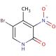5-bromo-2-hydroxy-4-methyl-3-nitropyridine - chemical structure image