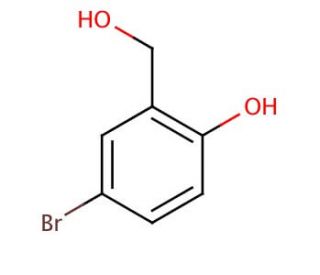 5-Bromo-2-hydroxybenzyl alcohol (CAS 2316-64-5) - chemical structure image