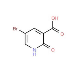 5-Bromo-2-hydroxypyridine-3-carboxylic acid (CAS 104612-36-4) - chemical structure image
