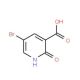 5-Bromo-2-hydroxypyridine-3-carboxylic acid (CAS 104612-36-4) - chemical structure image
