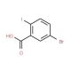 5-Bromo-2-iodobenzoic acid (CAS 21740-00-1) - chemical structure image