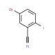 5-Bromo-2-iodobenzonitrile (CAS 121554-10-7) - chemical structure image