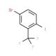 5-Bromo-2-iodobenzotrifluoride (CAS 364-12-5) - chemical structure image