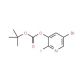 5-Bromo-2-iodopyridin-3-yl tert-butyl carbonate (CAS 1087659-20-8) - chemical structure image