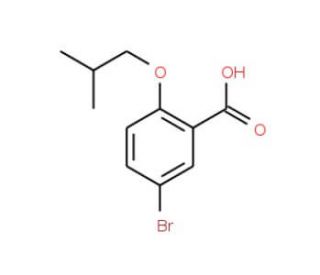 5-Bromo-2-isobutoxybenzoic acid - chemical structure image