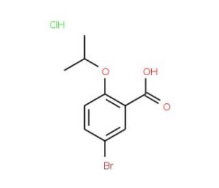 5-Bromo-2-isopropoxybenzoic acid hydrochloride - chemical structure image