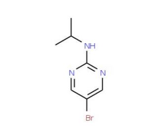 5-Bromo-2-isopropylaminopyrimidine (CAS 77476-95-0) - chemical structure image