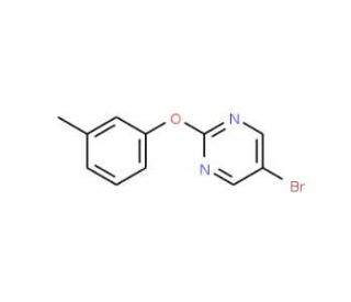5-bromo-2-(m-tolyloxy)pyrimidine (CAS 73221-74-6) - chemical structure image