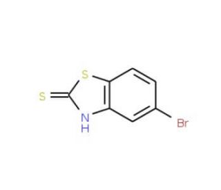 5-Bromo-2-mercaptobenzothiazole (CAS 71216-20-1) - chemical structure image