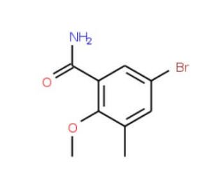 5-bromo-2-methoxy-3-methylbenzamide - chemical structure image