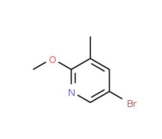 5-Bromo-2-methoxy-3-methylpyridine (CAS 760207-87-2) - chemical structure image