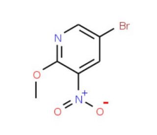 5-Bromo-2-methoxy-3-nitropyridine (CAS 152684-30-5) - chemical structure image