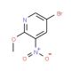 5-Bromo-2-methoxy-3-nitropyridine (CAS 152684-30-5) - chemical structure image
