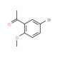 5-Bromo-2-methoxyacetophenone (CAS 16740-73-1) - chemical structure image